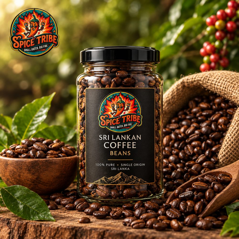 Spice Tribe Sri Lankan Coffee Beans jar